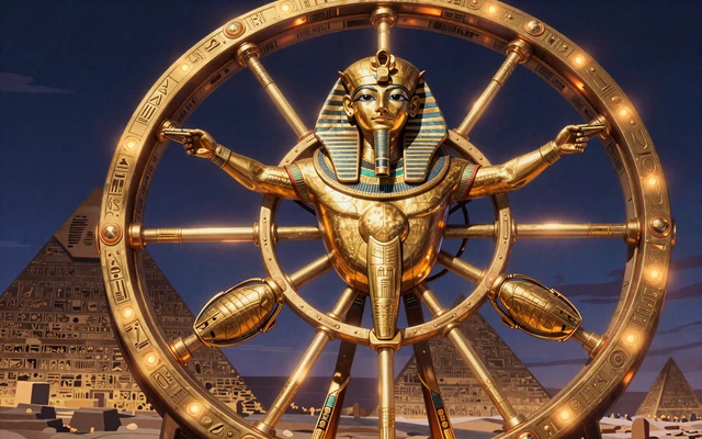 Scarab Wheel Egyptian Slot mit goldenem Skarab&auml;us-Rad - Realz Casino exklusiv
