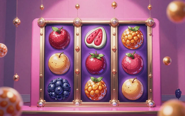 Sweet Bonanza Slot Thumbnail mit bunten S&uuml;&szlig;igkeiten und Cluster-Pays bei Realz Casino